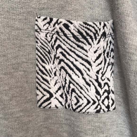 EXTRA Touch gray 3/4 sleeve loose knit back sweater size 3X - Picture 3 of 10